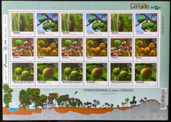 C 3635 Selo Frutas do Cerrado 2016 Folha