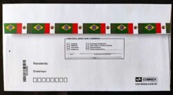 Envelope FDC 728 Relacoes Diplomaticas Brasil Mexico 2012 CBC MG Se-tenant