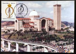 Maximo Postal 2004 Santuário de Nossa Senhora Aparecida Religiao Cartao Postal CBC SP