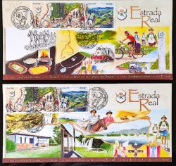 Maximo Postal 2005 Estrada Real MG RJ e SP Cavalo Turismo Bicicleta Trem CBC MG