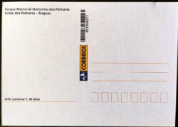 Maximo Postal 2012 Quilombo dos Palmares Cartao Postal CBC AL