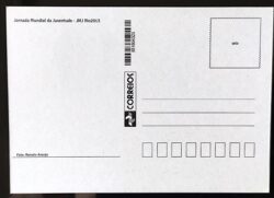 Maximo Postal 2013 JMJ Rio Cristo Redentor Cartao Postal Religiao CBC RJ