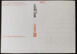 Maximo Postal 238 Trens Antigos 2002 Maria Fumaca Baroneza Zezé Leoni Trem Ferrovia 2 Carimbos CBC MG e RJ