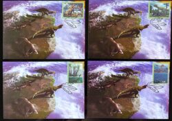 Maximo Postal Animais Pre-historicos Dinossauro 2014 Cartao Postal CBC MT