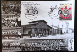Maximo Postal Corinthians Futebol Paixão em Preto e Branco 2010 CBC SP 3