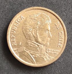 Moeda Chile 2011 10 Pesos 1