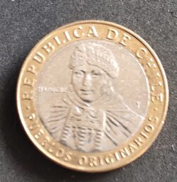 Moeda Chile 2015 100 Pesos 1