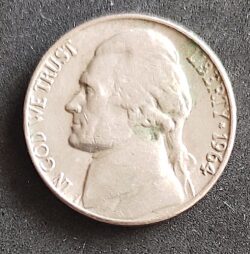 Moeda Estados Unidos 1964 5 Cents 1