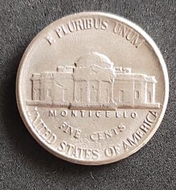 Moeda Estados Unidos 1986 5 Cent 1