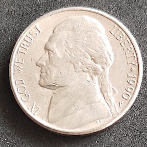 Moeda Estados Unidos 1990 5 Cents 1