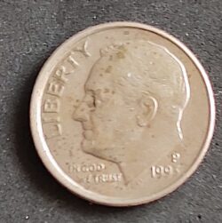 Moeda Estados Unidos 1993 P 1 Dime 1