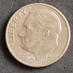 Moeda Estados Unidos 1999 1 Dime 1