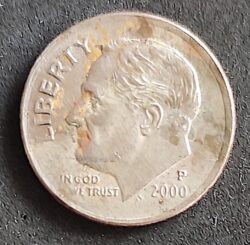 Moeda Estados Unidos 2000 1 Dime 1