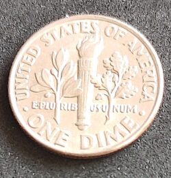 Moeda Estados Unidos 2001 1 Dime 1