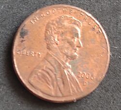 Moeda Estados Unidos 2006 1 Cent 1