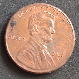 Moeda Estados Unidos 2006 1 Cent 1
