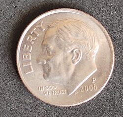Moeda Estados Unidos 2006 1 Dime 1