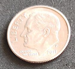 Moeda Estados Unidos 2011 1 Dime 1