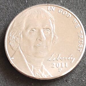 Moeda Estados Unidos 2011 5 Cents 1