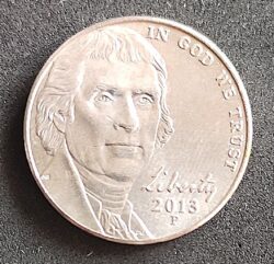 Moeda Estados Unidos 2013 5 Cents 1