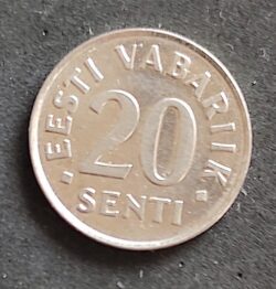 Moeda Estônia 2003 20 Senti 1