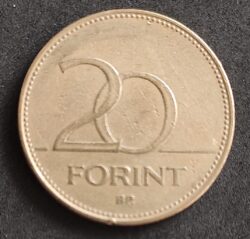 Moeda Hungria 1993 20 Forint 1