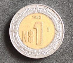 Moeda México 1993 1 Peso 1