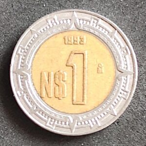 Moeda México 1993 1 Peso 1
