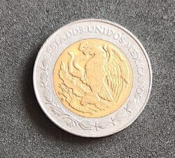 Moeda México 1993 1 Peso 1