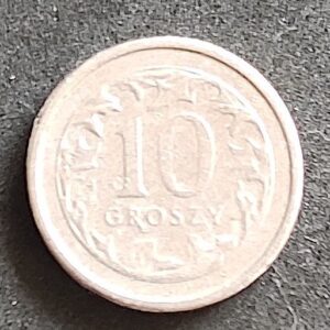 Moeda Polônia 1990 10 Groszy 1