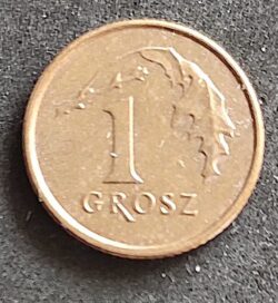 Moeda Polônia 1992 1 Grosz 1