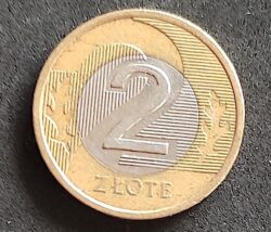 Moeda Polônia 2008 2 Zlote 1