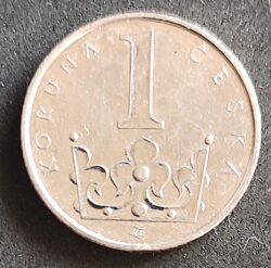 Moeda República Tcheca 2006 1 Korun 1