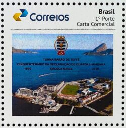 PB 187 Selo Personalizado Turma Barao de Teffe Marinha Militar 2020