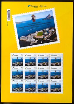 PB 187 Selo Personalizado Turma Barao de Teffe Marinha Militar 2020 Folha