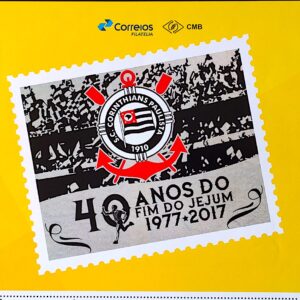 PB 80 Selo Personalizado Corinthians 40 Anos Jejum 2018 Vinheta G
