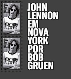 C 3982 Selo John Lennon em Nova York Musica Beatles 2021 Com Vinheta Bob Gruen