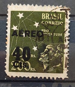 A 53 Selo Aereo Pro Juventude Sobrecarga do C 168 1944 1 Circulado