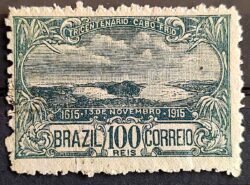 C 10 Selo Tricentenario Cabo Frio 1915 1 Circulado