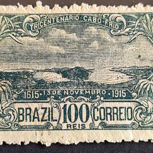 C 10 Selo Tricentenario Cabo Frio 1915 1 Circulado