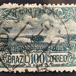 C 10 Selo Tricentenario Cabo Frio 1915 2 Circulado