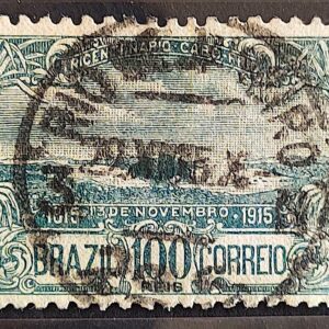 C 10 Selo Tricentenario Cabo Frio 1915 5 Circulado