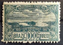C 10 Selo Tricentenario Cabo Frio 1915 2