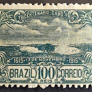 C 10 Selo Tricentenario Cabo Frio 1915 6