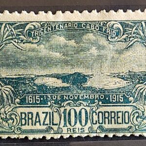 C 10 Selo Tricentenario Cabo Frio 1915 7