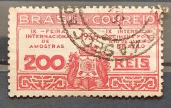 C 111 Selo Feira Internacional de Amostras 1936 2 Circulado
