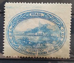 C 113 Selo Centenario de Nascimento de Francisco Pereira Passos Rio de Janeiro Botafogo 1937