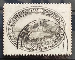 C 114 Selo Centenario de Nascimento de Francisco Pereira Passos Rio de Janeiro Botafogo 1937 1 Circulado