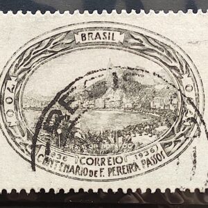 C 114 Selo Centenario de Nascimento de Francisco Pereira Passos Rio de Janeiro Botafogo 1937 1 Circulado