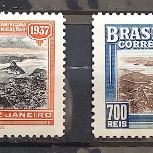 C 116 Selo Conferencia Sulamericana de Radiocomunicacao Comunicacao Rio de Janeiro 1937 1